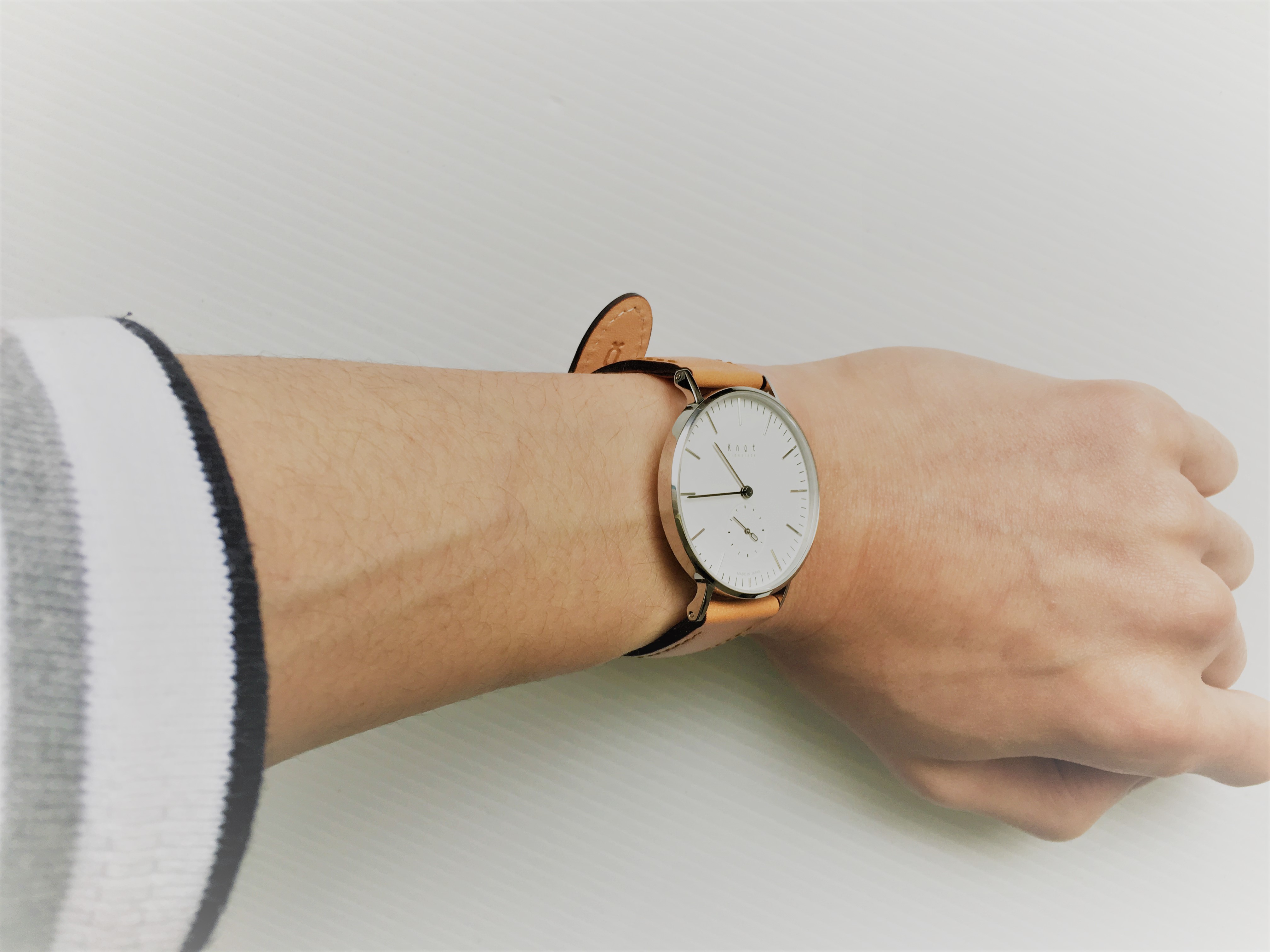 国産腕時計 Knot スモールセコンド レビュー ミニマリストにオススメの時計 なよログ